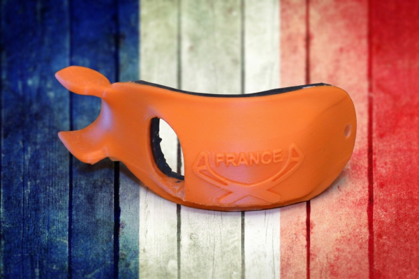 protège bouche équipe de france orange protège bouche équipe de france, orange